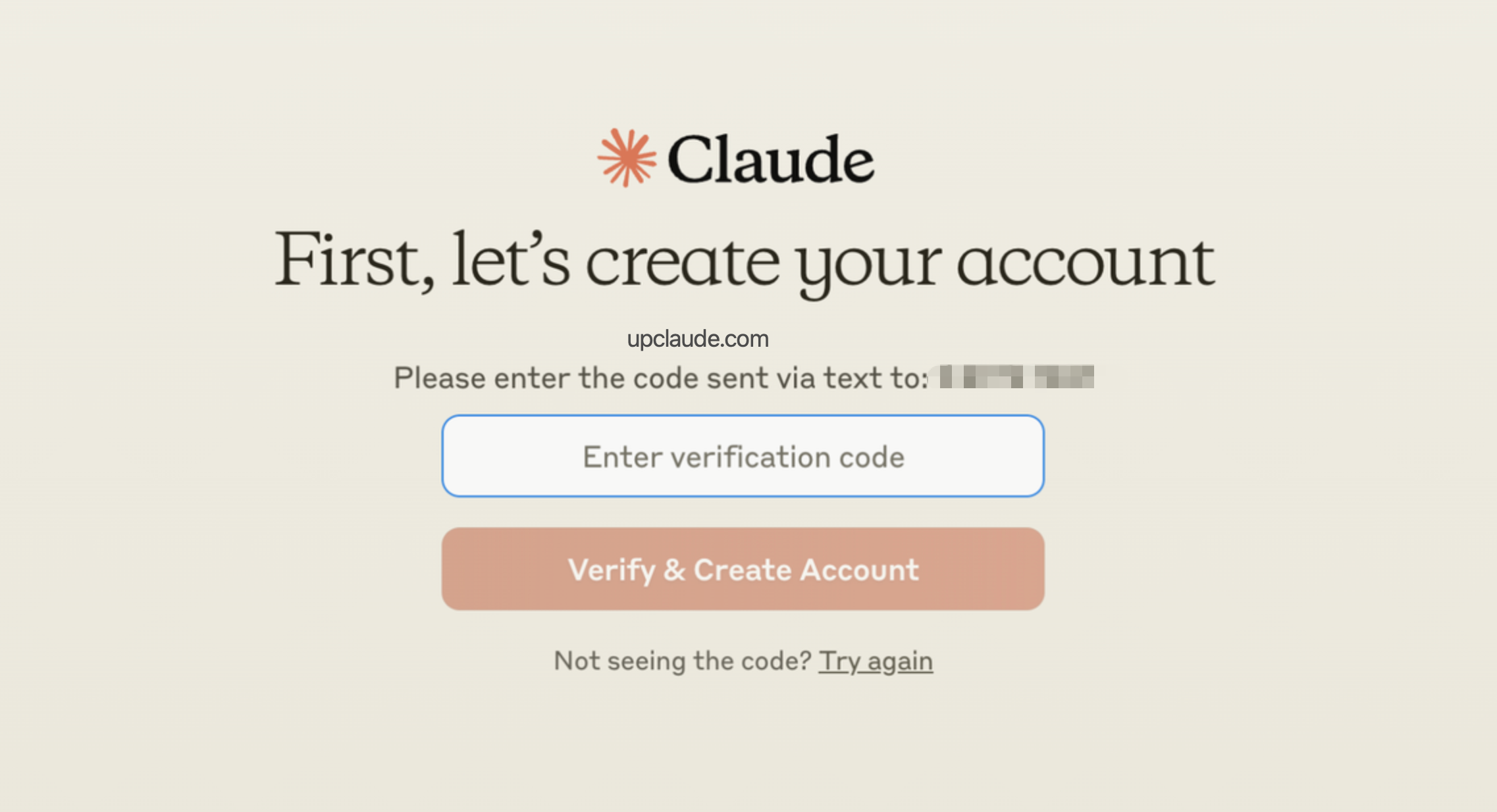 Claude 注册第四步:完成验证